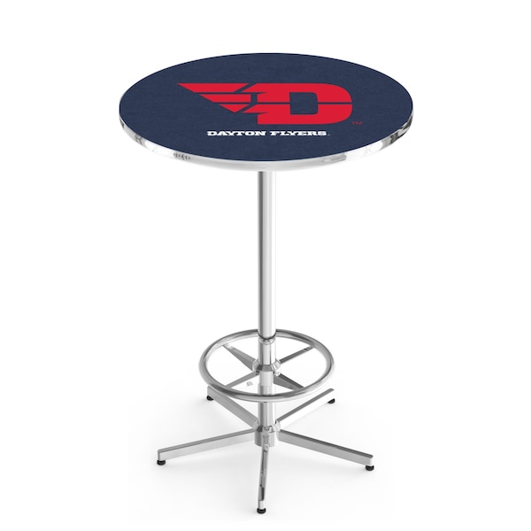 42" Chrome University of Dayton Pub Table